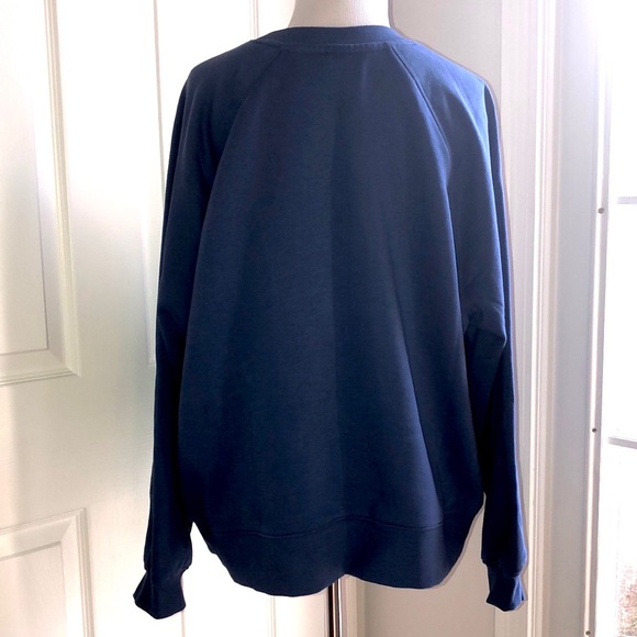 Old Navy Sea Blue White Logo Crewneck Sweatshirt size XL - Picture 9 of 16